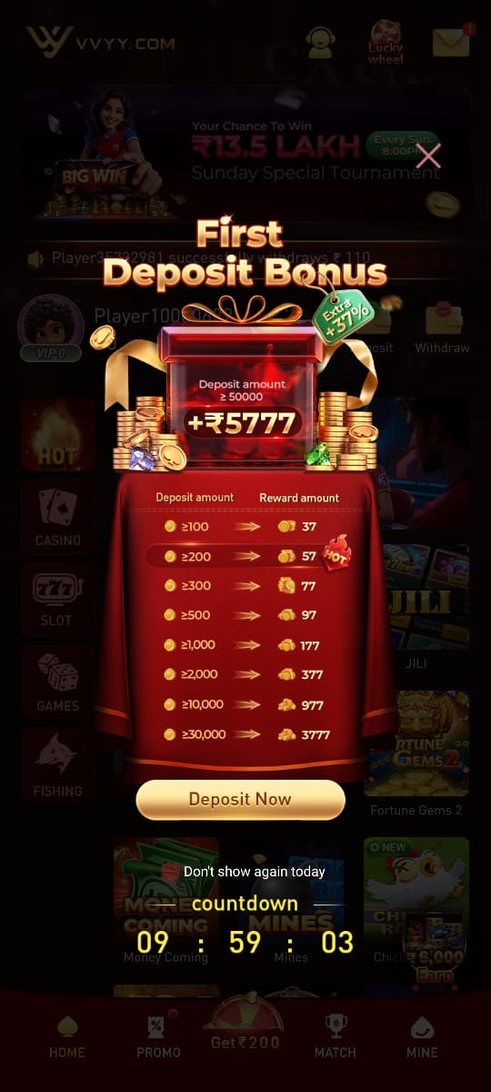 vvyy game depoosite fast and withdrowal fast and secur